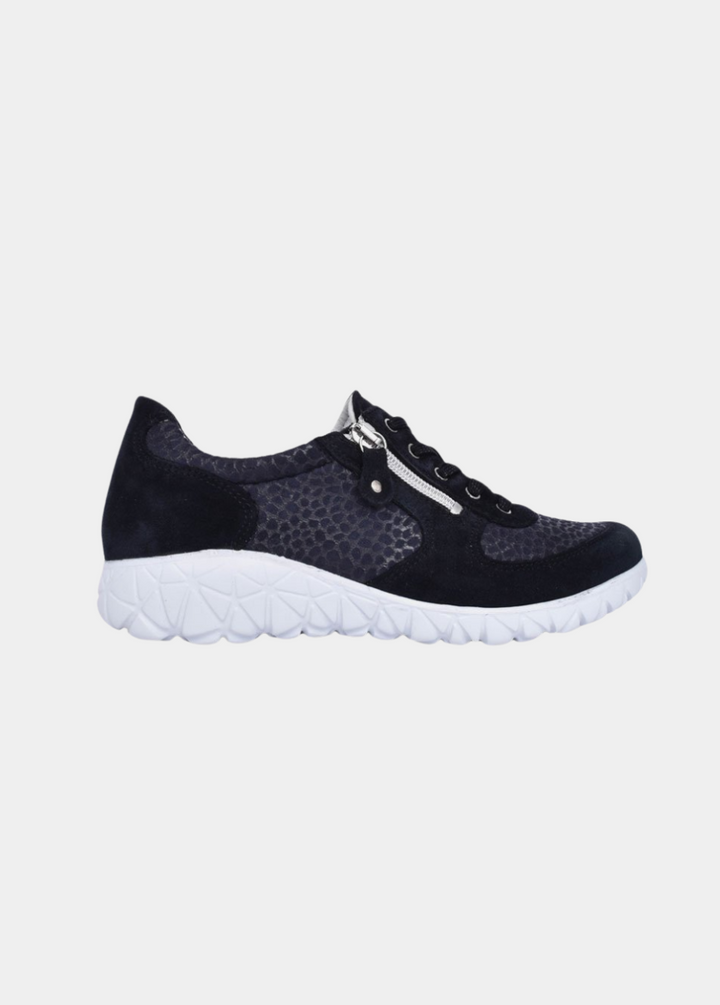 Waldlaufer Sporty Navy Blue Trainers