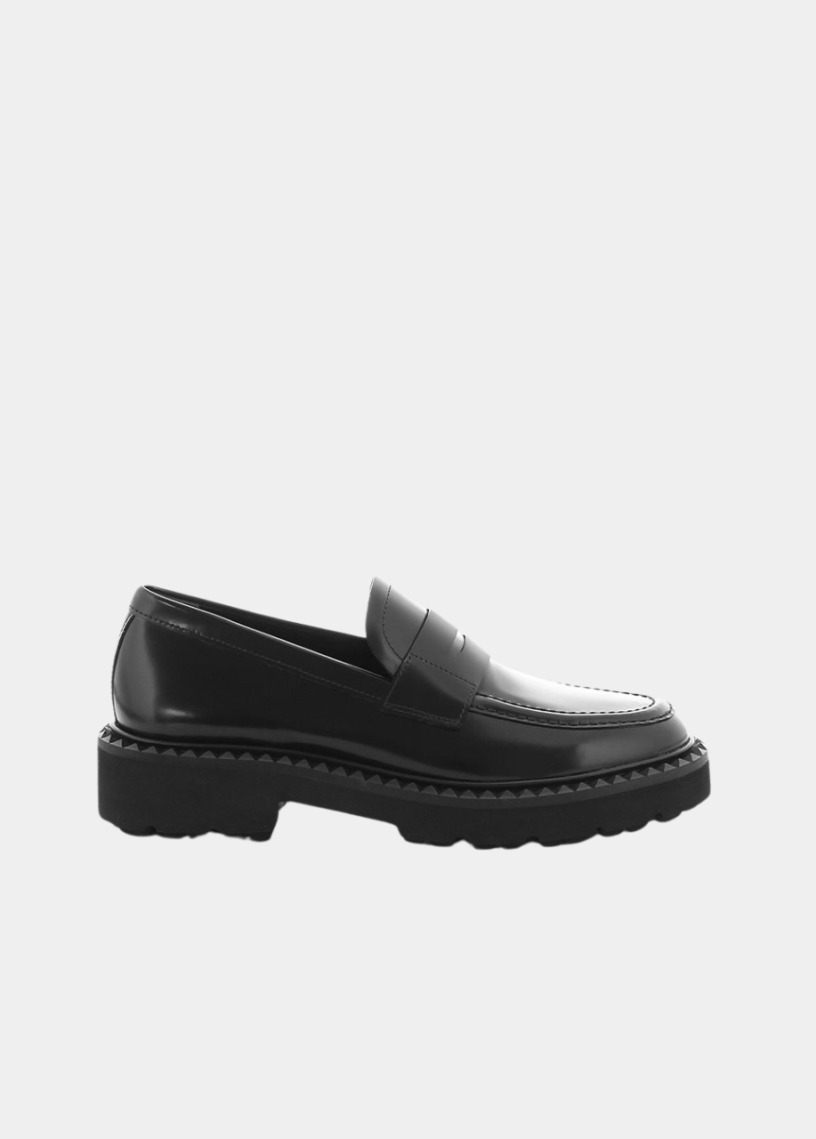 Kennel & Schmenger Classic Black Leather Loafers