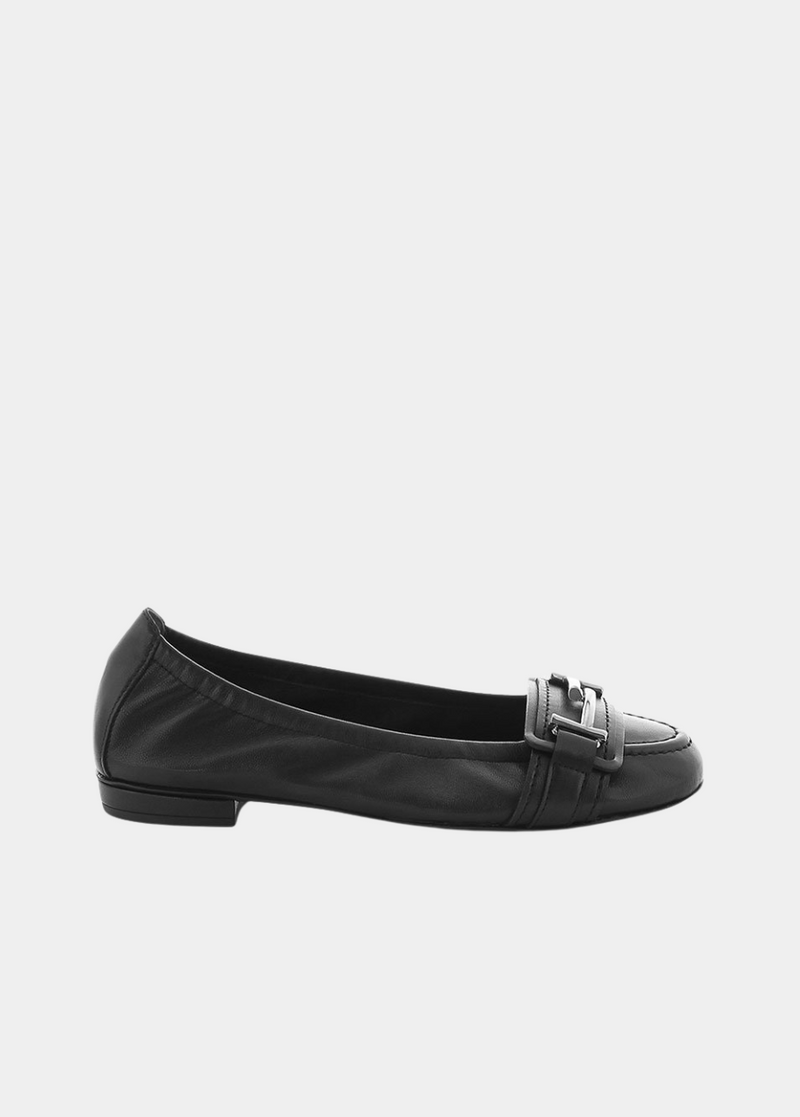 Kennel & Schmenger Premium Black Leather Ballerina