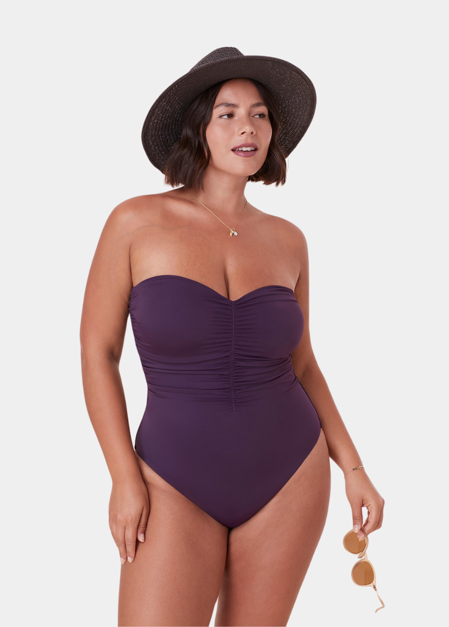 The Pana One Piece - Eco Nylon - Acai - Long Torso