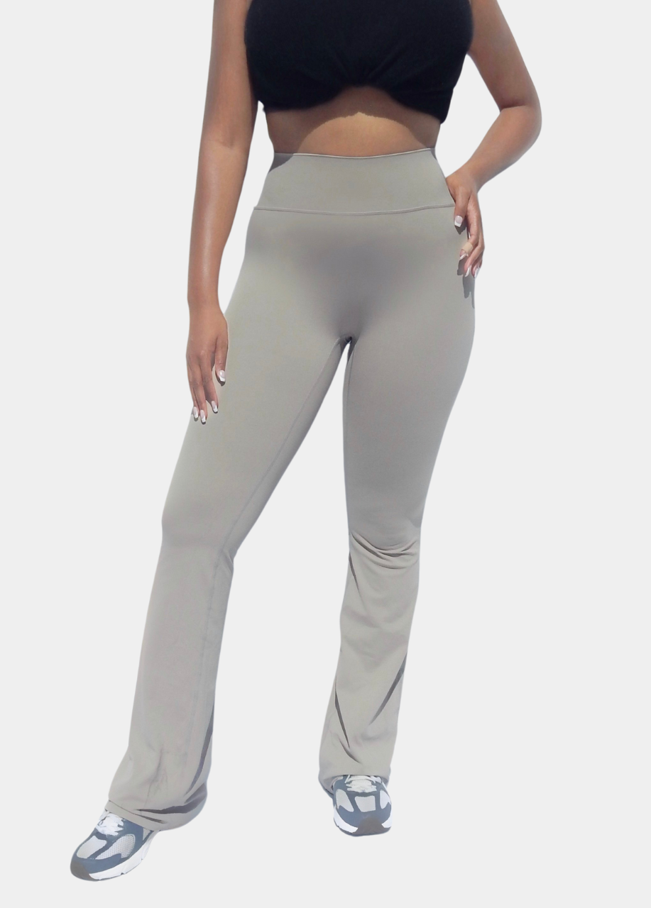 Tan Flare Legging