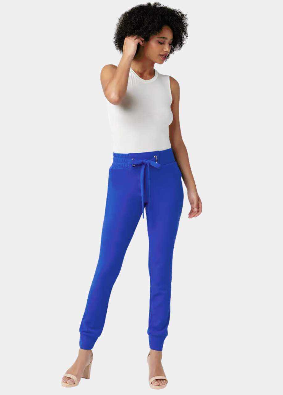 Tall Tianna Tie Waist Crepe Joggers