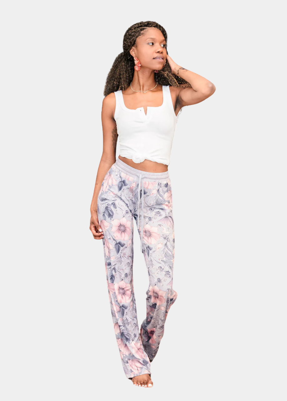 Tall Modal Pajama Bottoms - Floral