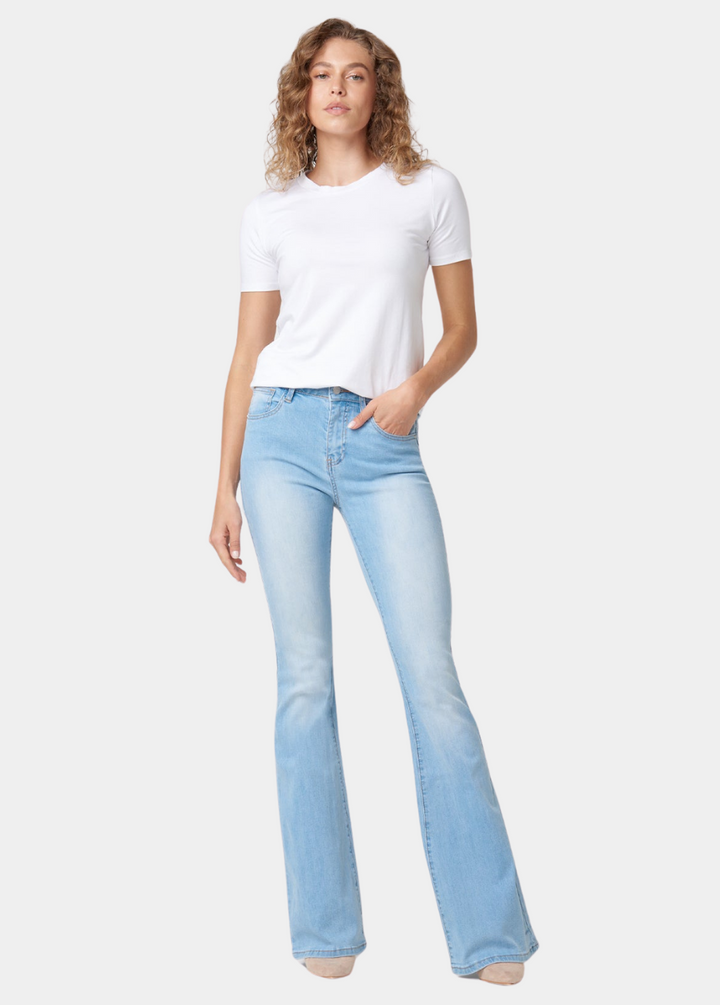 Tall Riley High Rise Flare Jeans