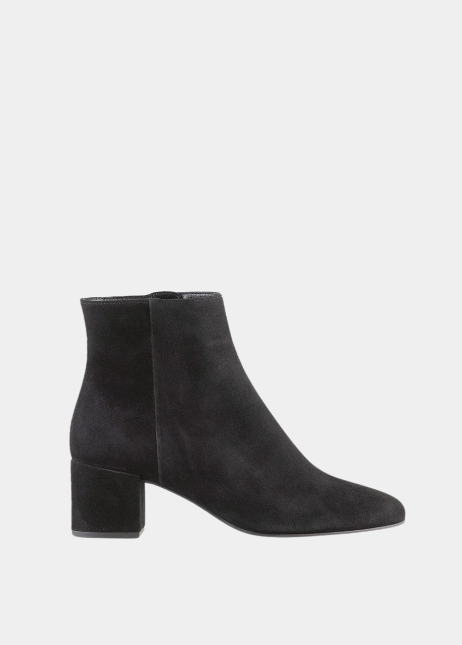 Hogl Premium Black Suede Ankle Boots