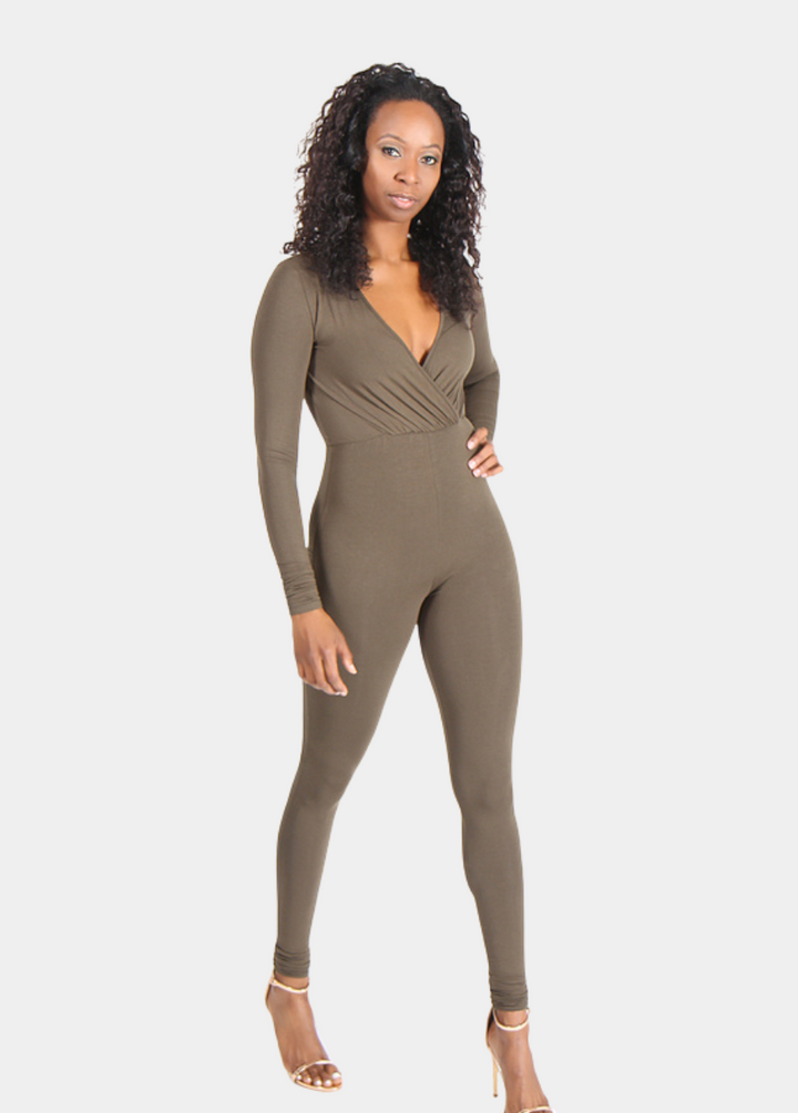 Catalina Jumpsuit - Olive