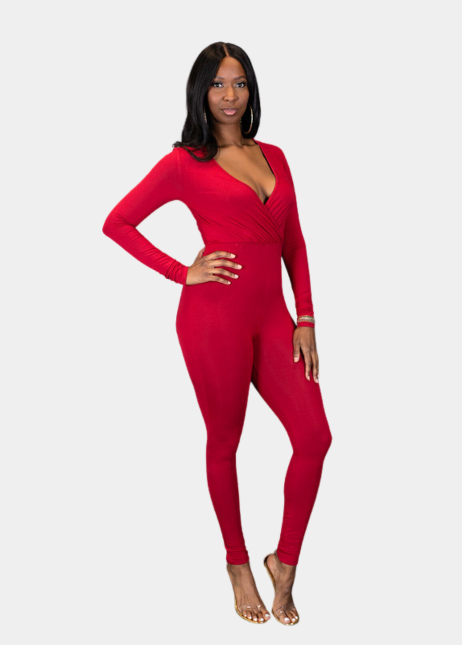 Catalina Jumpsuit - Red