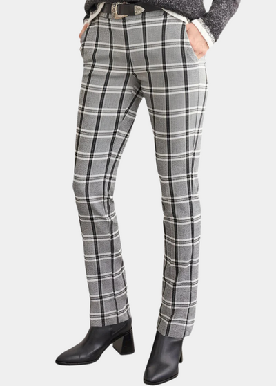 Silver Plaid Tall Pant