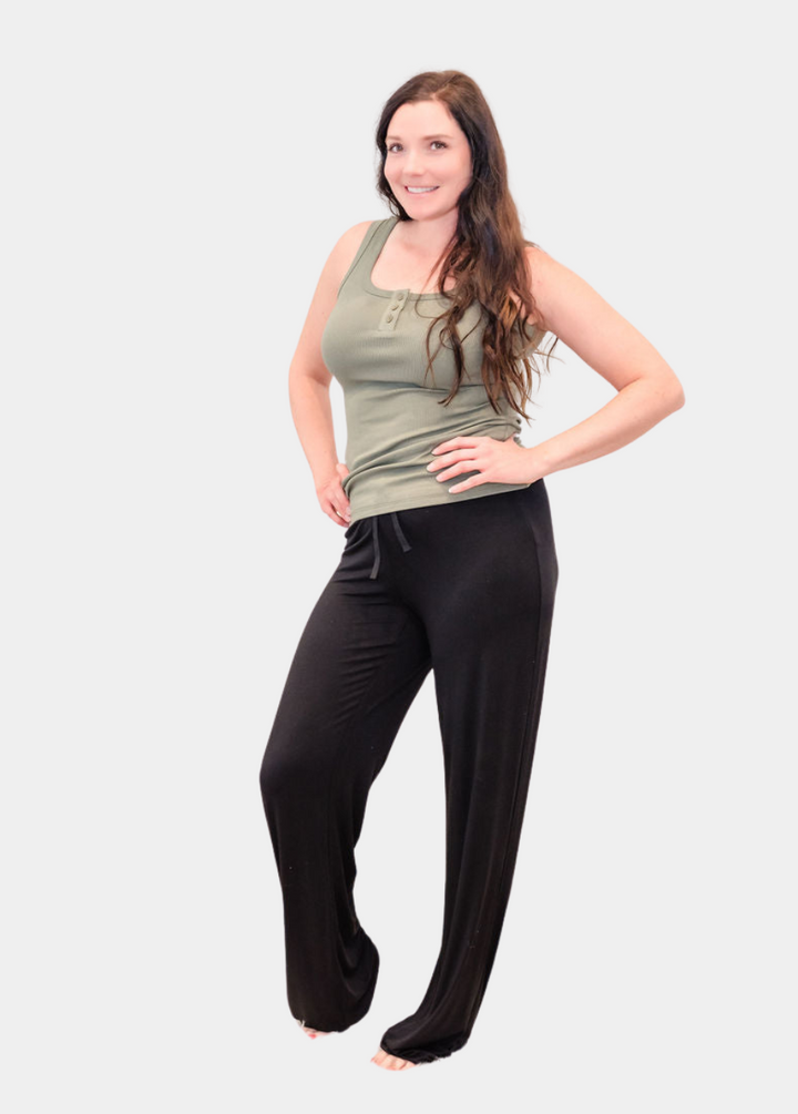 Tall Modal Pajama Bottoms - Black