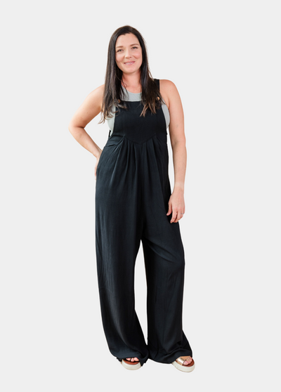 Tall Kami Overall Jumpsuit - Black