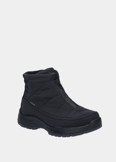 Josef Seibel Cosy Black Waterproof Ankle Boots