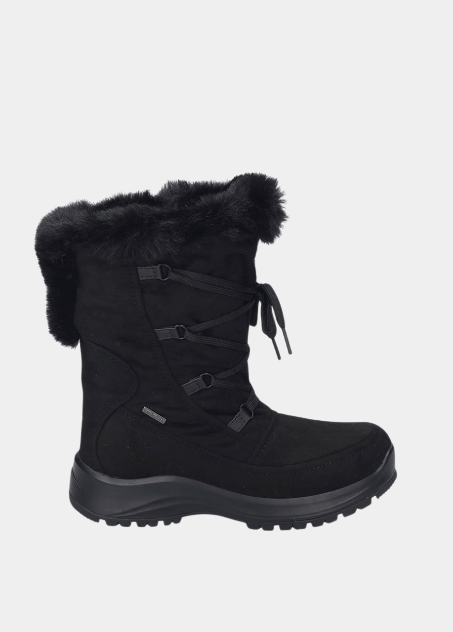 Josef Seibel Fashionable Black Waterproof Winter Boots