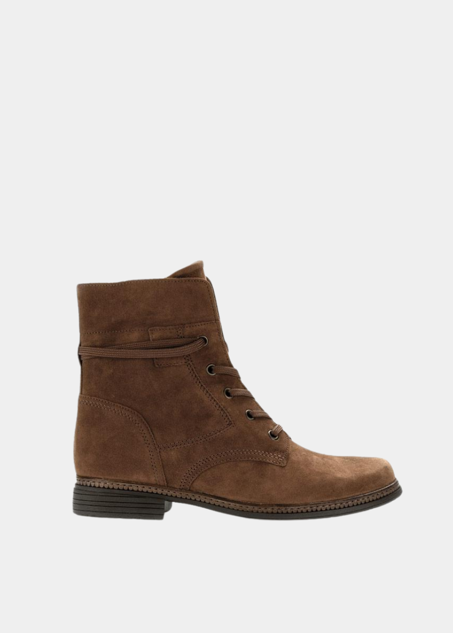 Gabor Stylish Brown Suede Ankle Boots