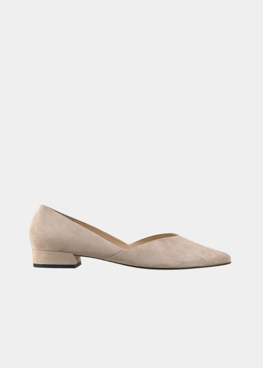 Hogl Premium Taupe Suede Slip on Shoes