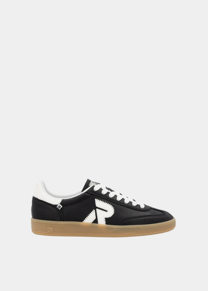 Rieker Stunning Black Leather Trainers