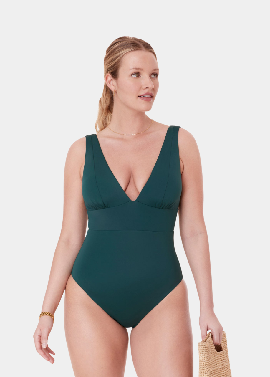 The Mykonos One Piece - Eco Nylon - Cascade - Long Torso