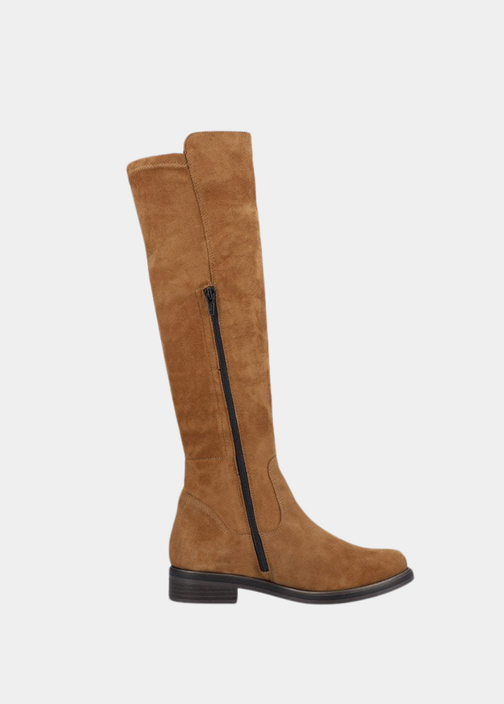 Remonte Fashionable Brown Suede Knee High Boots