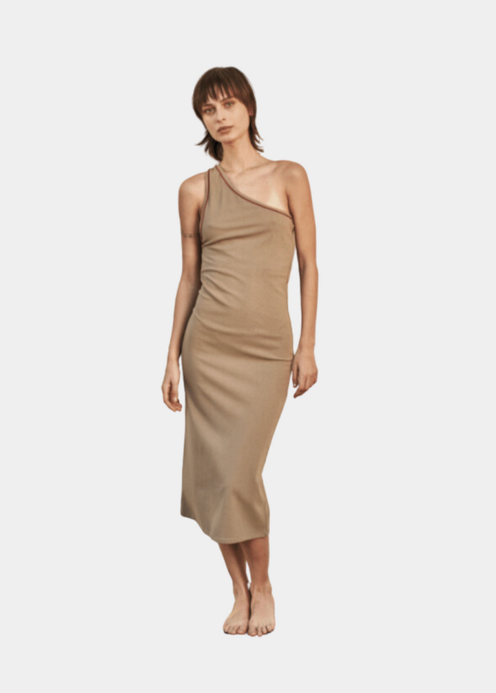 Ryder Dress in Camel