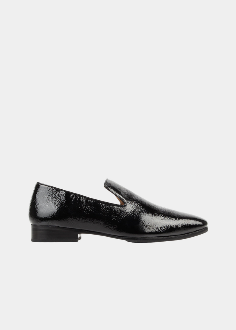 The Daily Loafer Black Crinkle Patent