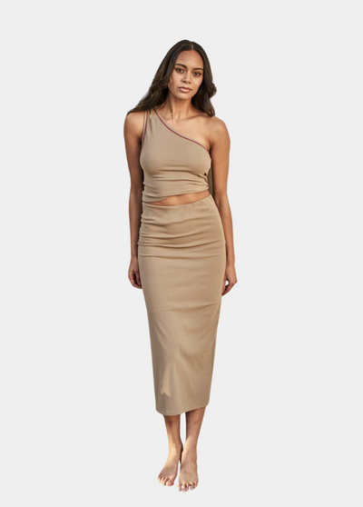 Thayer Skirt in Camel