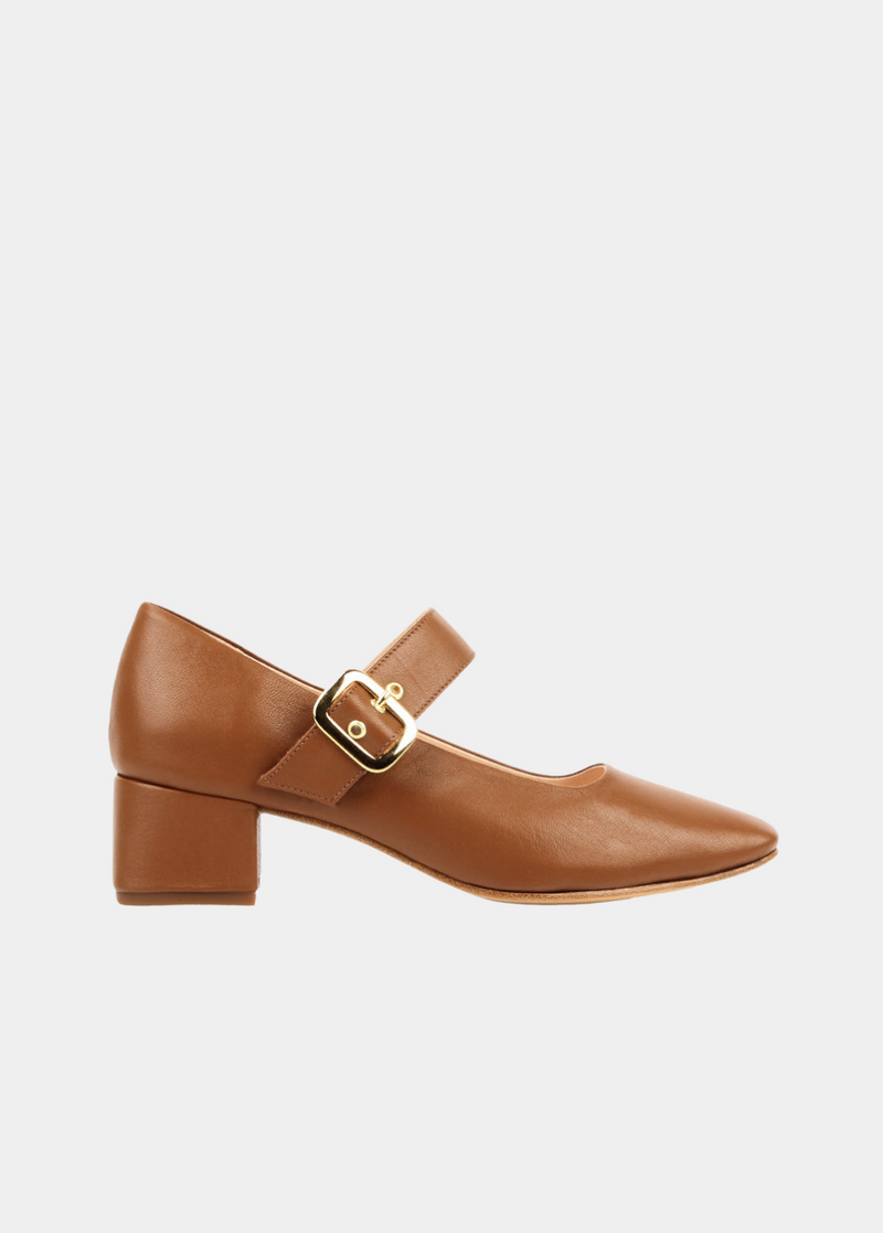 The Buckle-Up Mary Jane Caramel