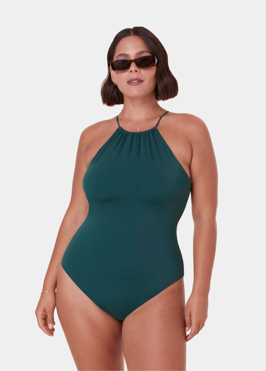 The Saidia One Piece - Eco Nylon - Cascade - Long Torso