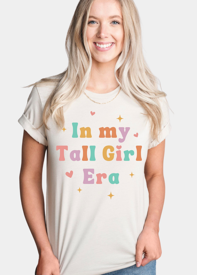 In My Tall Girl Era T-Shirt (Colored)