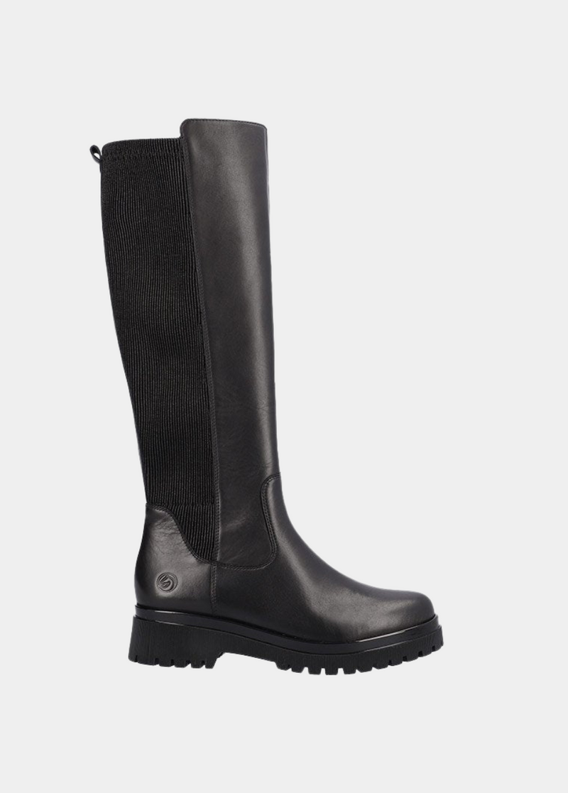 Remonte Stylish Black Long Boots