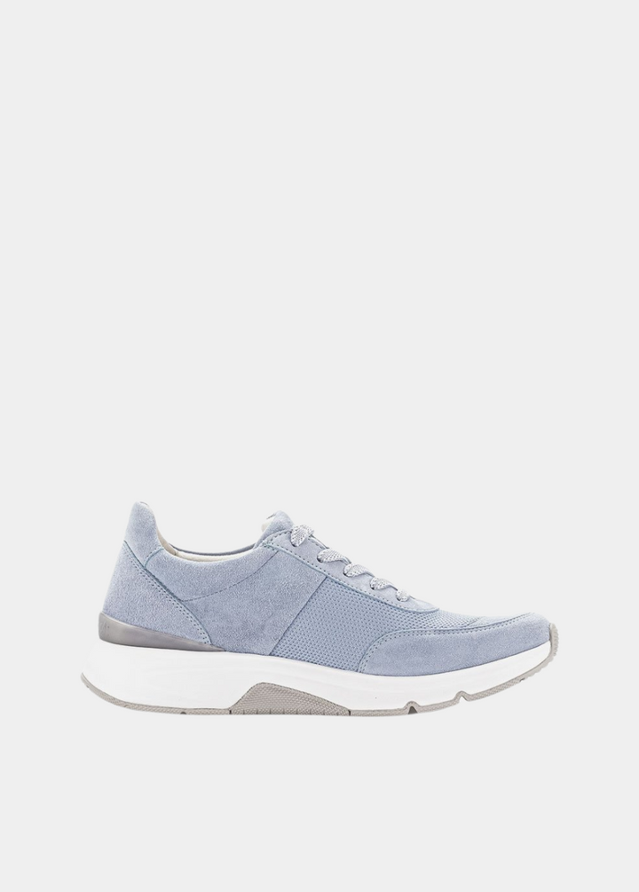 Gabor Fab Light Blue Rolling Soft Trainers