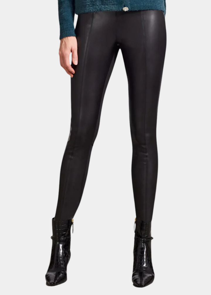 Leather & Ponte Tall Legging