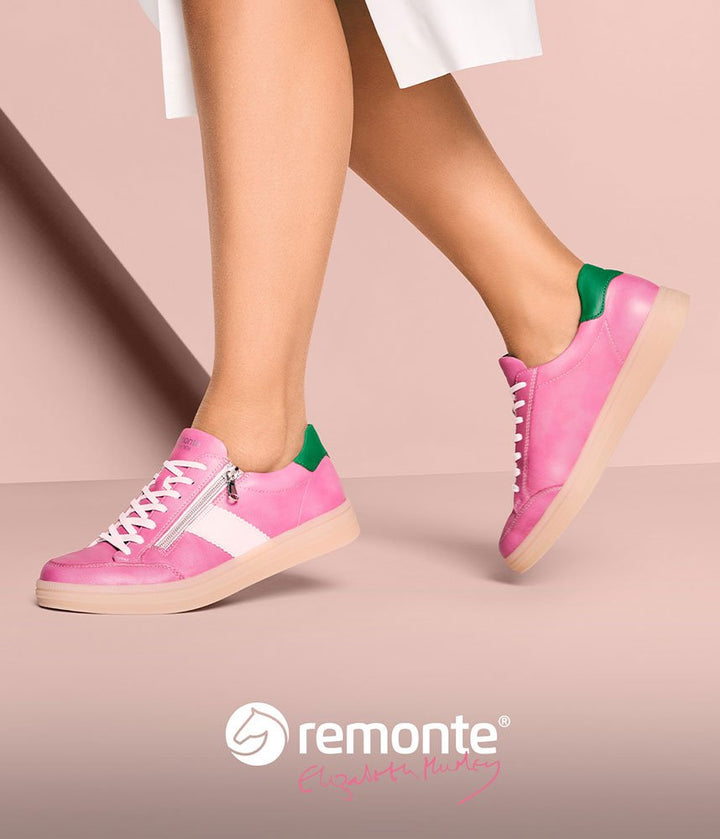 Remonte Fashionable Hot Pink Combi Trainers