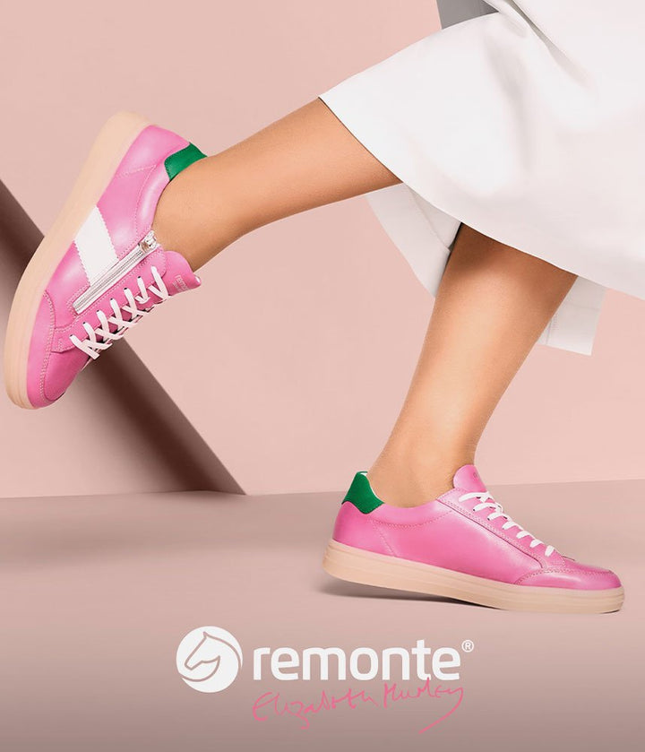 Remonte Fashionable Hot Pink Combi Trainers