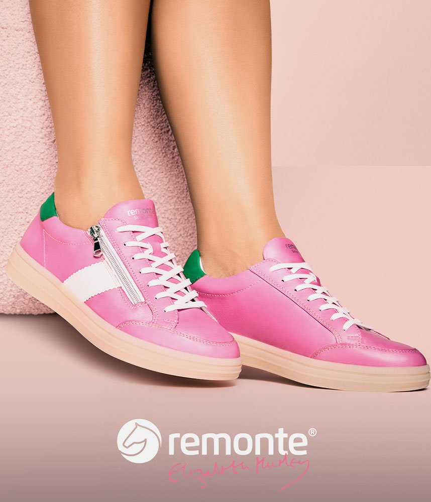 Remonte Fashionable Hot Pink Combi Trainers