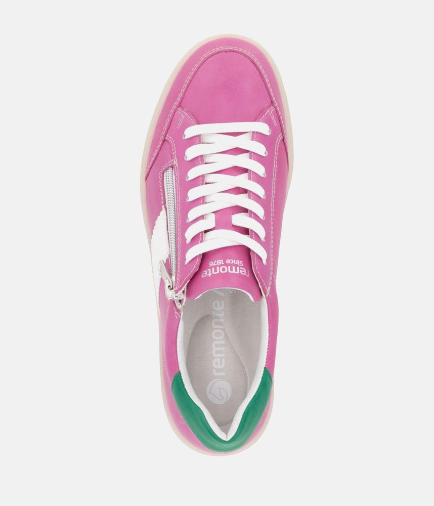 Remonte Fashionable Hot Pink Combi Trainers