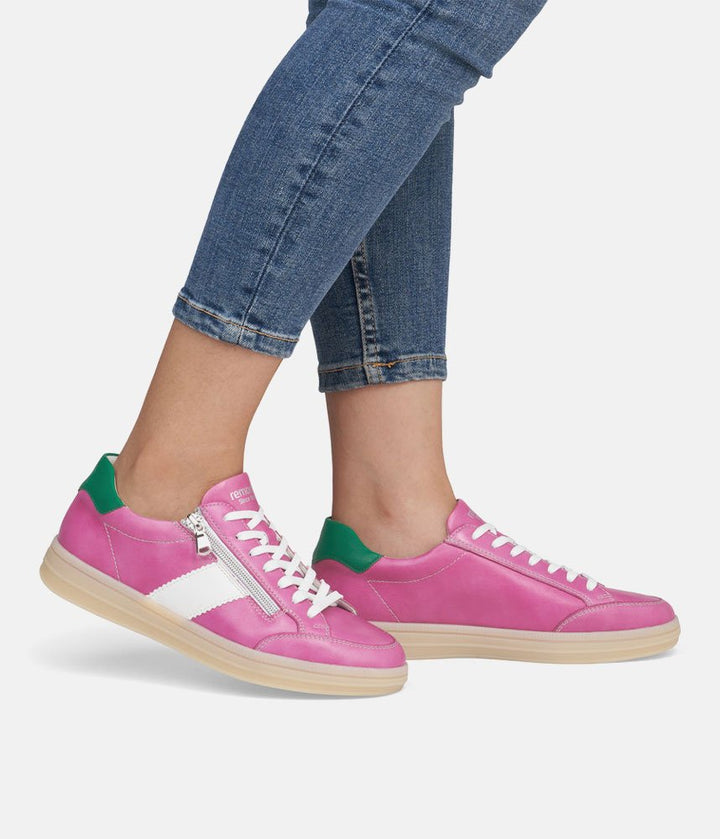 Remonte Fashionable Hot Pink Combi Trainers