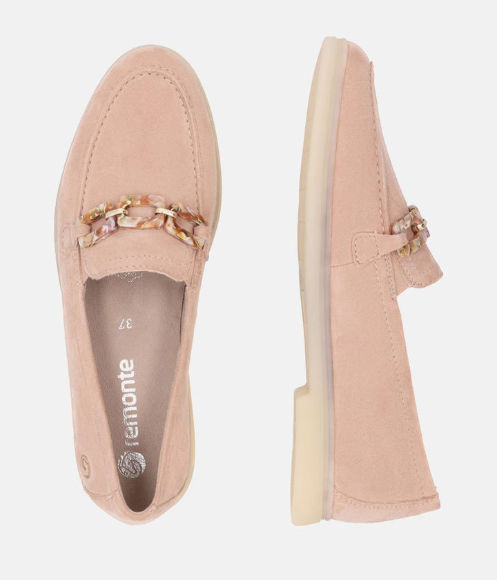 Remonte Pretty Rose Pink Loafers