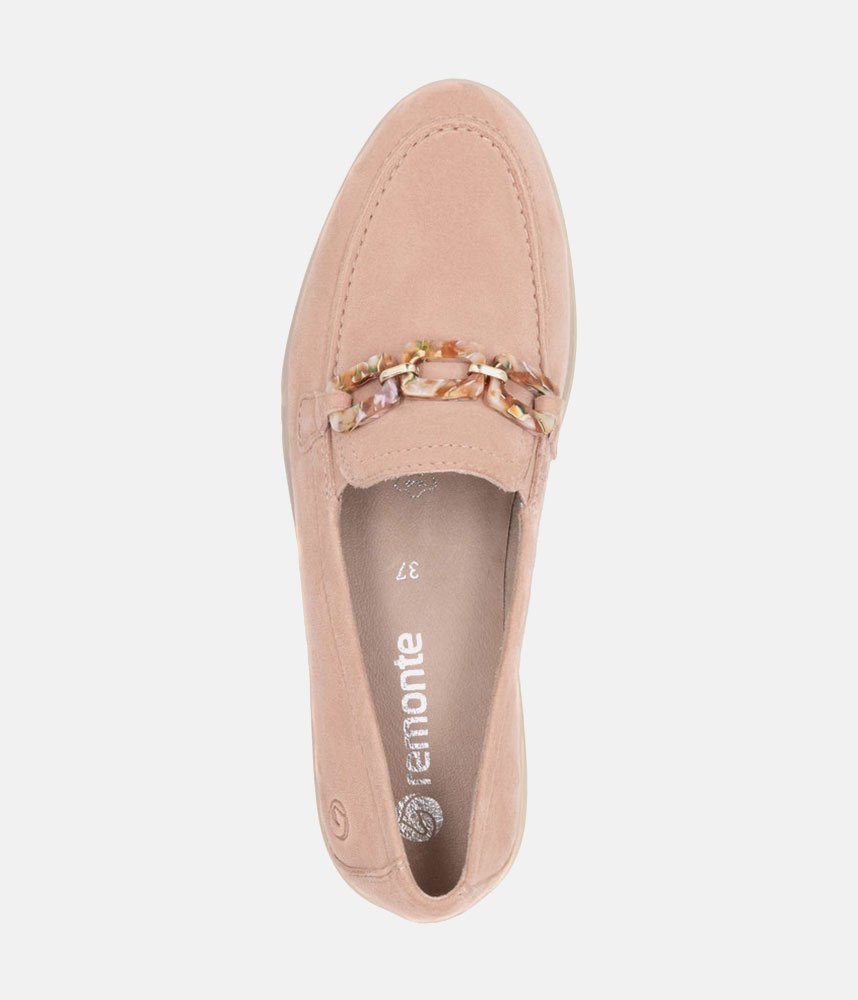 Remonte Pretty Rose Pink Loafers