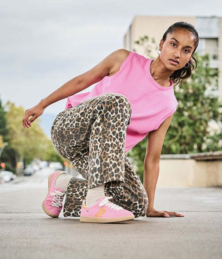 Rieker Gorgeous Rose Pink Trainers