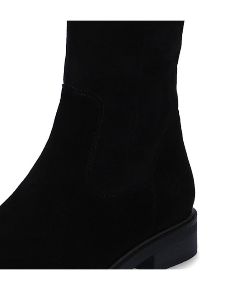 Remonte Fashionable Black Suede Knee High Boots