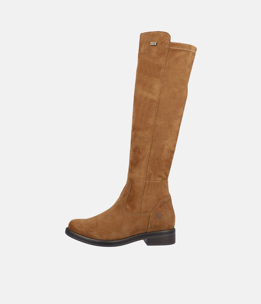 Remonte Fashionable Brown Suede Knee High Boots