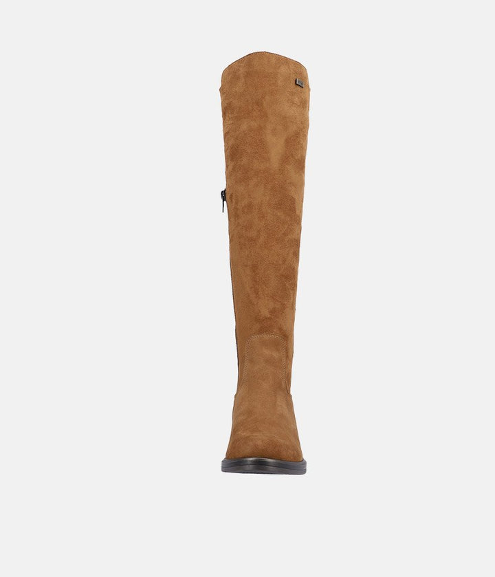 Remonte Fashionable Brown Suede Knee High Boots