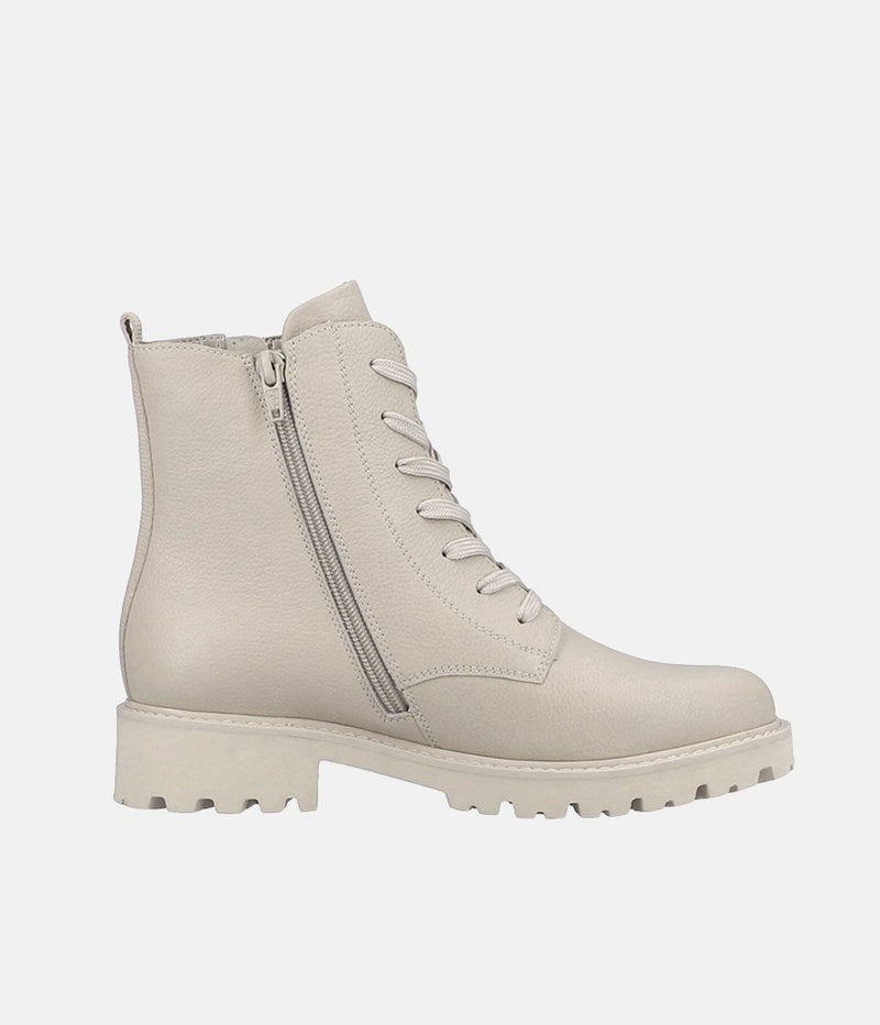 Remonte Stylish Chunky Cream Ankle Boots