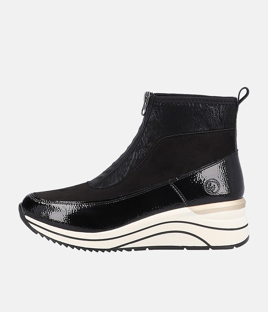 Remonte Sporty Front Zip Ankle Boots