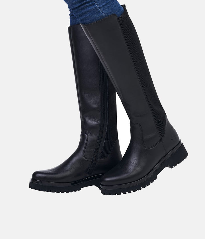 Remonte Stylish Black Long Boots