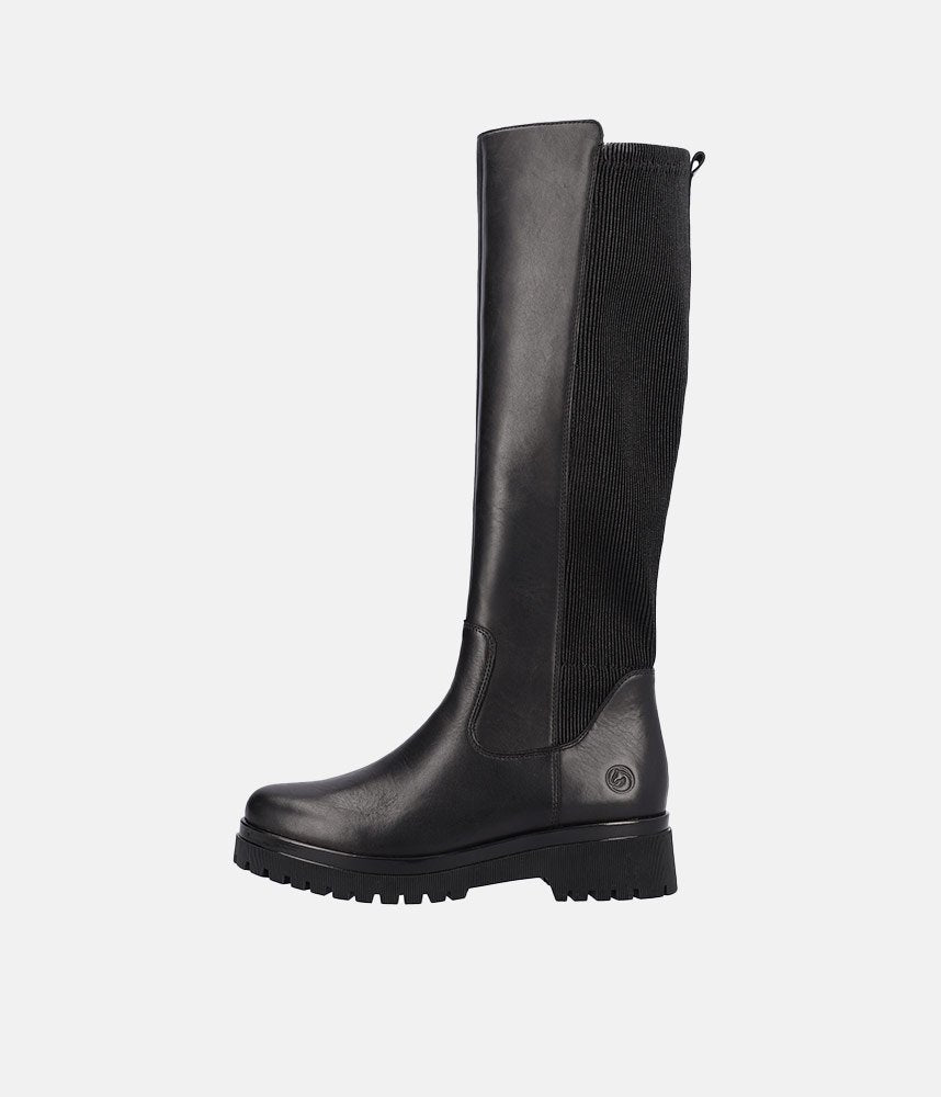 Remonte Stylish Black Long Boots