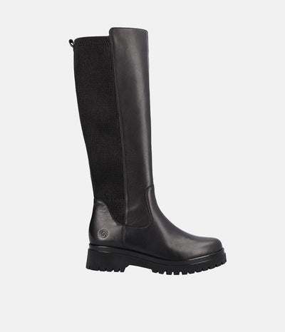 Remonte Stylish Black Long Boots