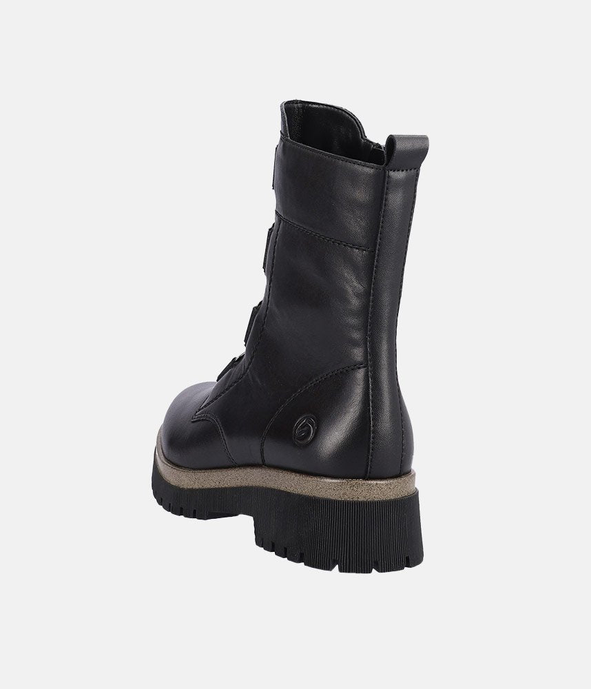 Remonte Fashionable Black Ankle Boots