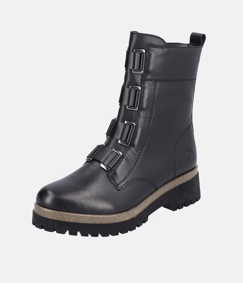 Remonte Fashionable Black Ankle Boots