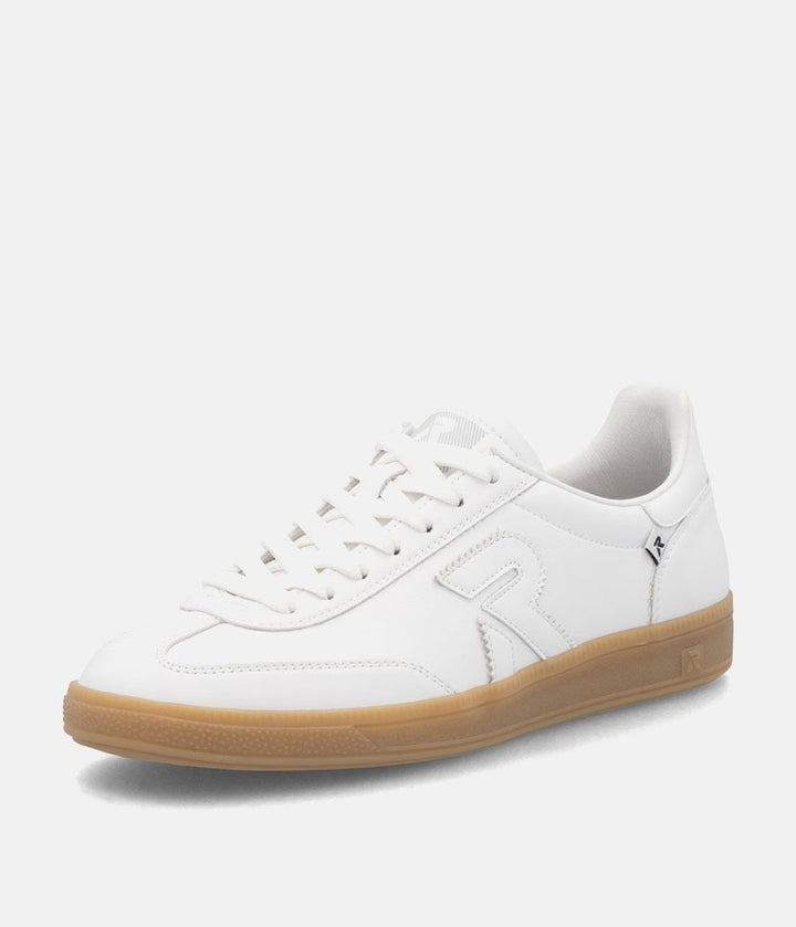 Rieker Trendy White Lace Trainers