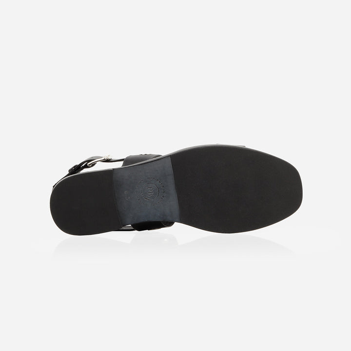 The Riviera Sandal Black Grommet